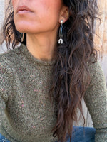 Karmic Directions Black Onxy Earrings