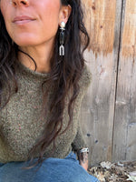 Karmic Arch Dangles // Black Onyx & Sterling Silver