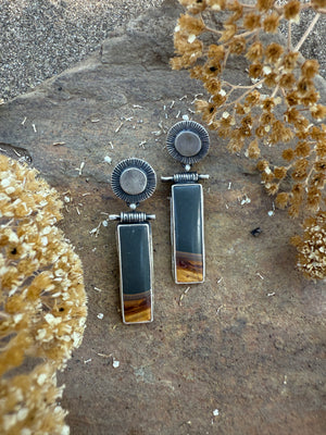 Desert at Dusk Post Earrings