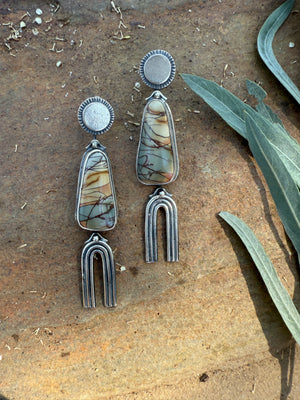 Cherry Creek Jasper Post Dangles