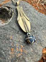 Blue Saphire & Bronze Water Vessel Amulet