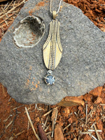 Blue Saphire & Bronze Water Vessel Amulet