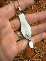 Turquoise and Silver Vessel Amulet
