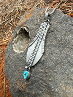 Silver Vessel Water Drop Amulet