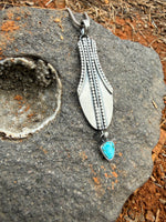 Silver Vessel Water Drop Amulet