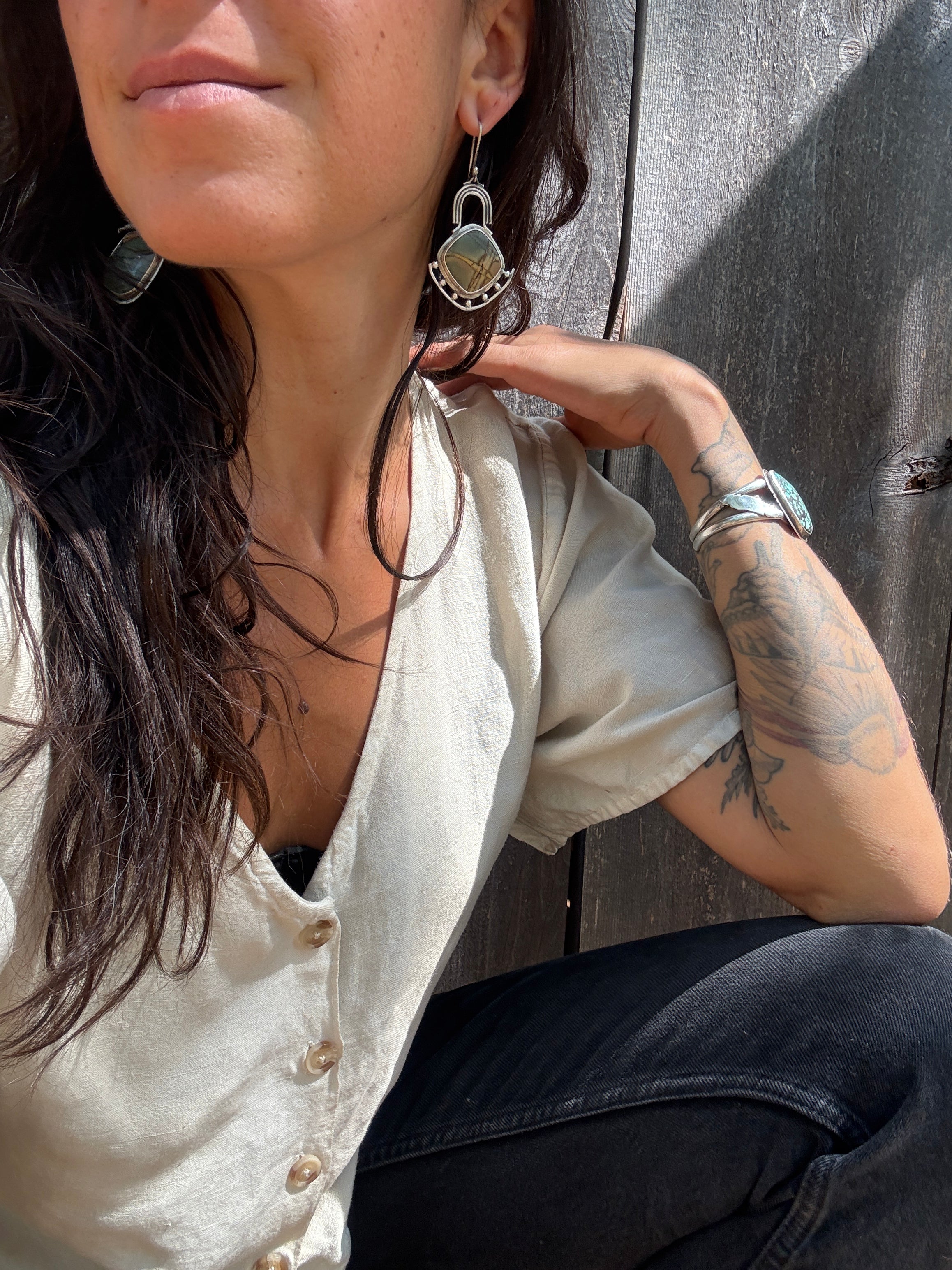 Cherry Creek Jasper Dangles (reserved for Cay)