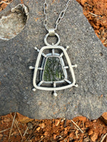 Moldavite Karmic Gateway Amulet