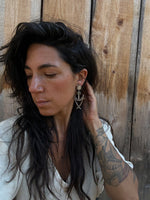 Silver Anchor Earrings