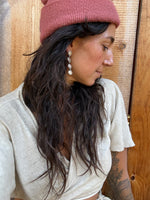 Mini Golden Karmic Coin Earrings