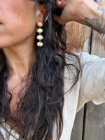 Mini Golden Karmic Coin Earrings