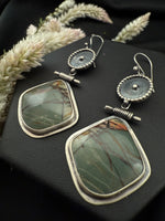 Cherry Creek Jasper Bullseye Dangles (reserved for Lakshmi)