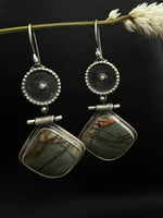 Cherry Creek Jasper Bullseye Dangles (reserved for Lakshmi)