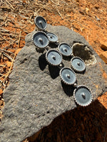 Silver Karmic Coin Earrings