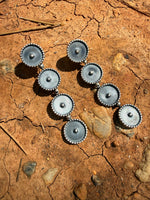 Silver Karmic Coin Earrings