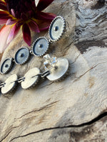 Silver Karmic Coin Earrings
