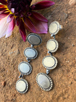 Mini Silver Karmic Coin Earrings