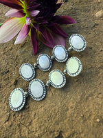 Mini Silver Karmic Coin Earrings
