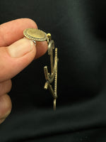 Bronze Anchor Earrings