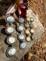 Mini Silver Karmic Coin Earrings