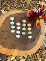 Mini Silver Karmic Coin Earrings
