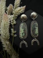 Turquoise Moonrise Arch Dangles