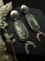 Turquoise Moonrise Arch Dangles