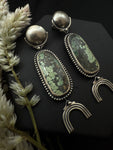 Turquoise Moonrise Arch Dangles