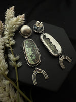 Turquoise Moonrise Arch Dangles
