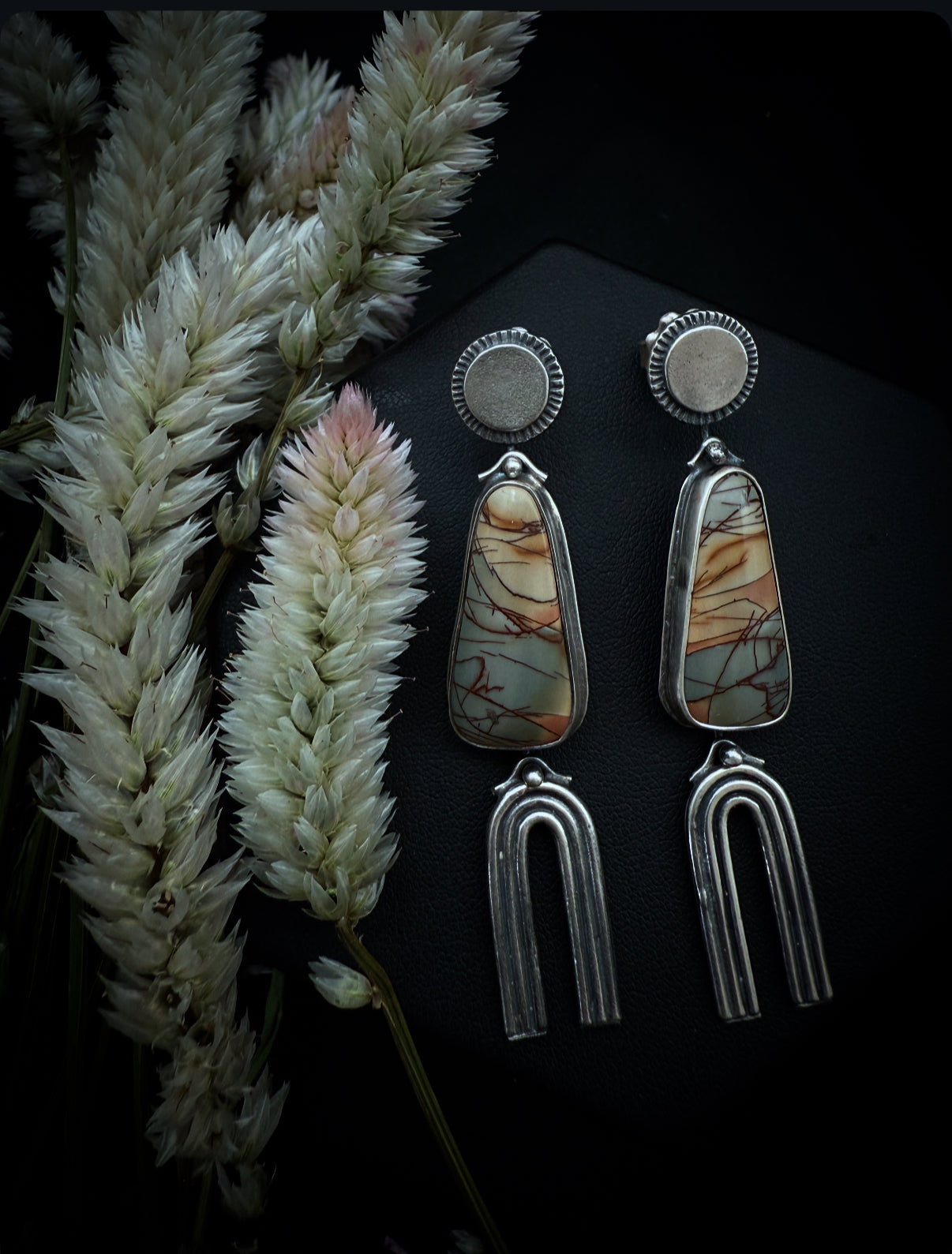 Cherry Creek Jasper Post Dangles