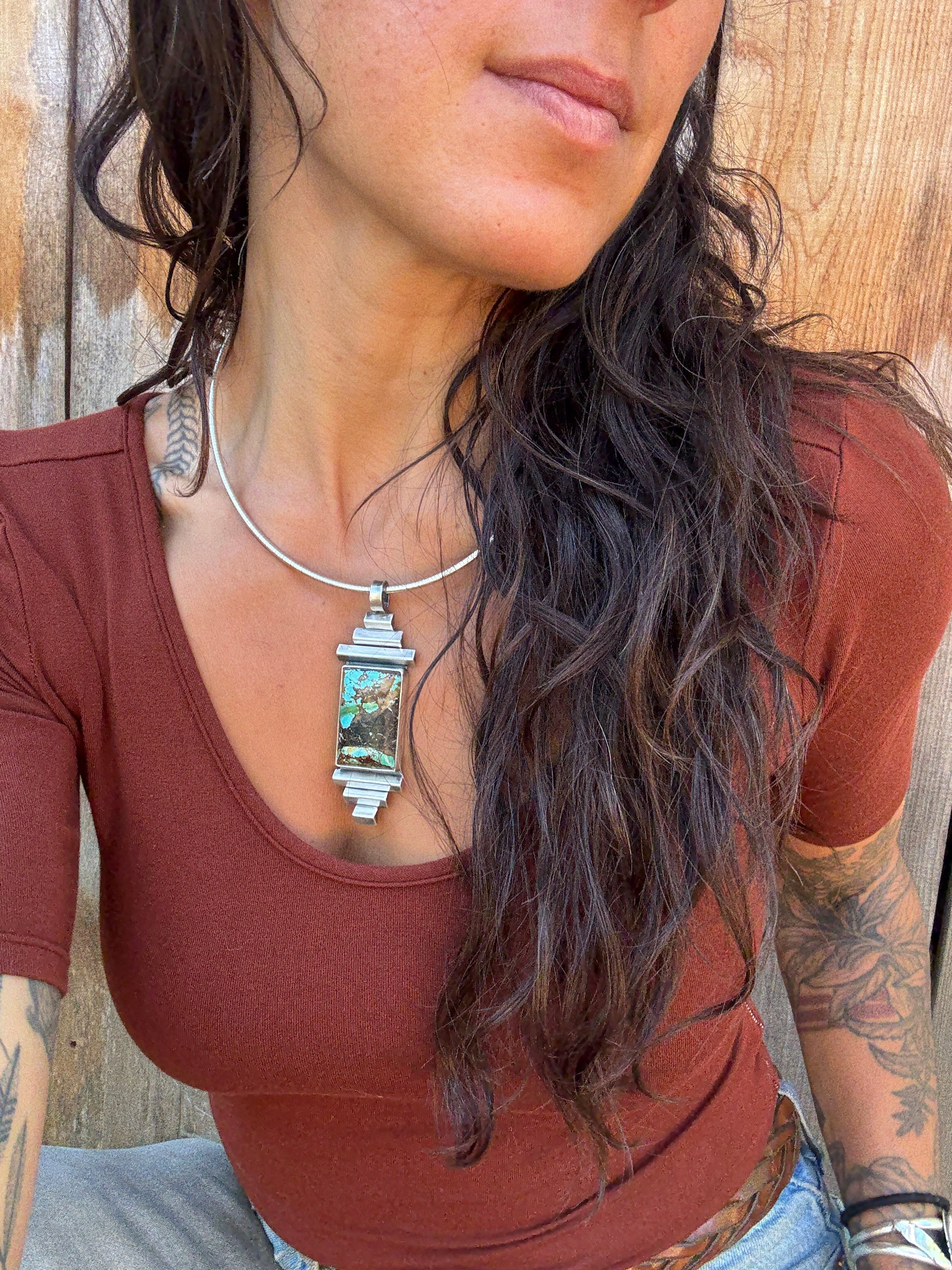 Sierra Nevada Turquoise Temple Necklace