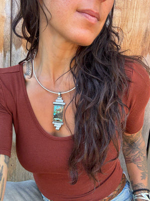 Sierra Nevada Turquoise Temple Necklace