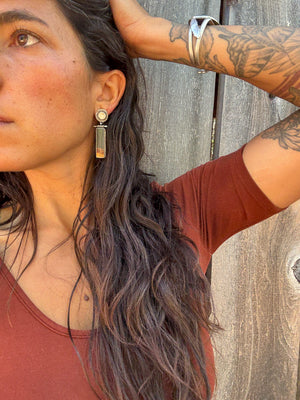 Desert at Dusk Post Earrings