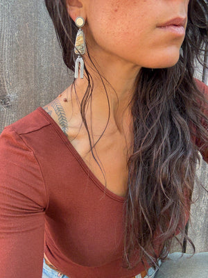 Cherry Creek Jasper Post Dangles