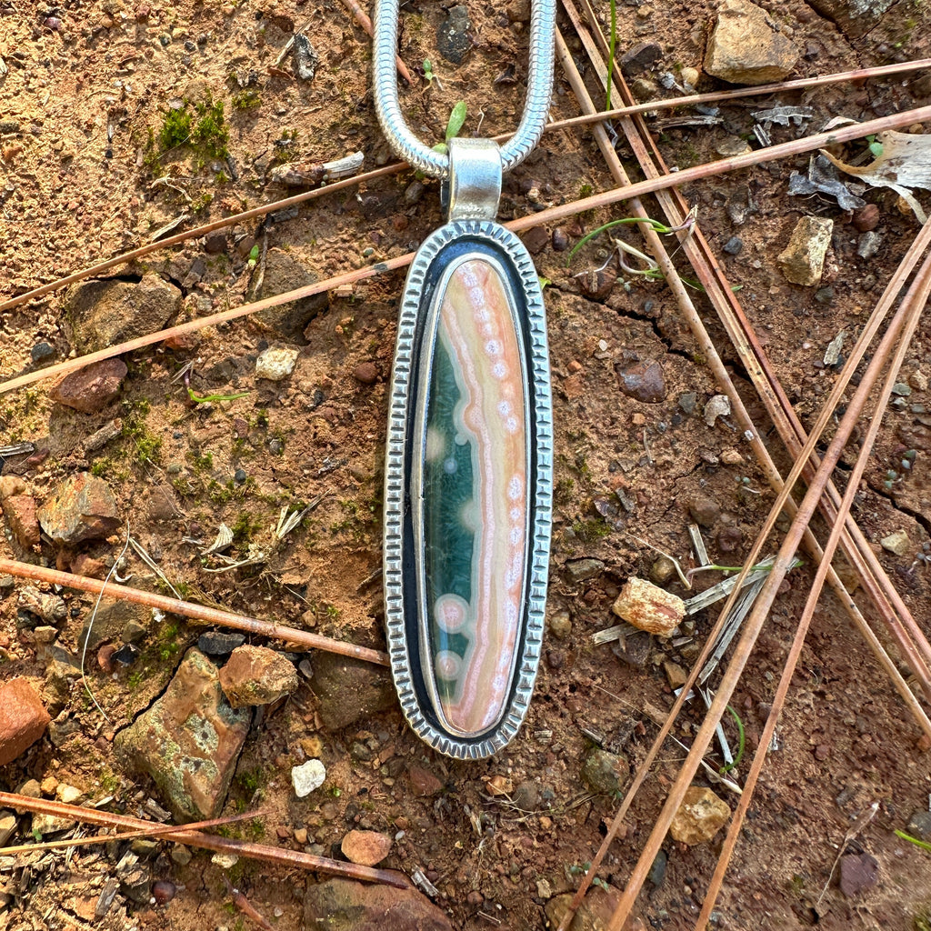 Ocean Jasper Amulet