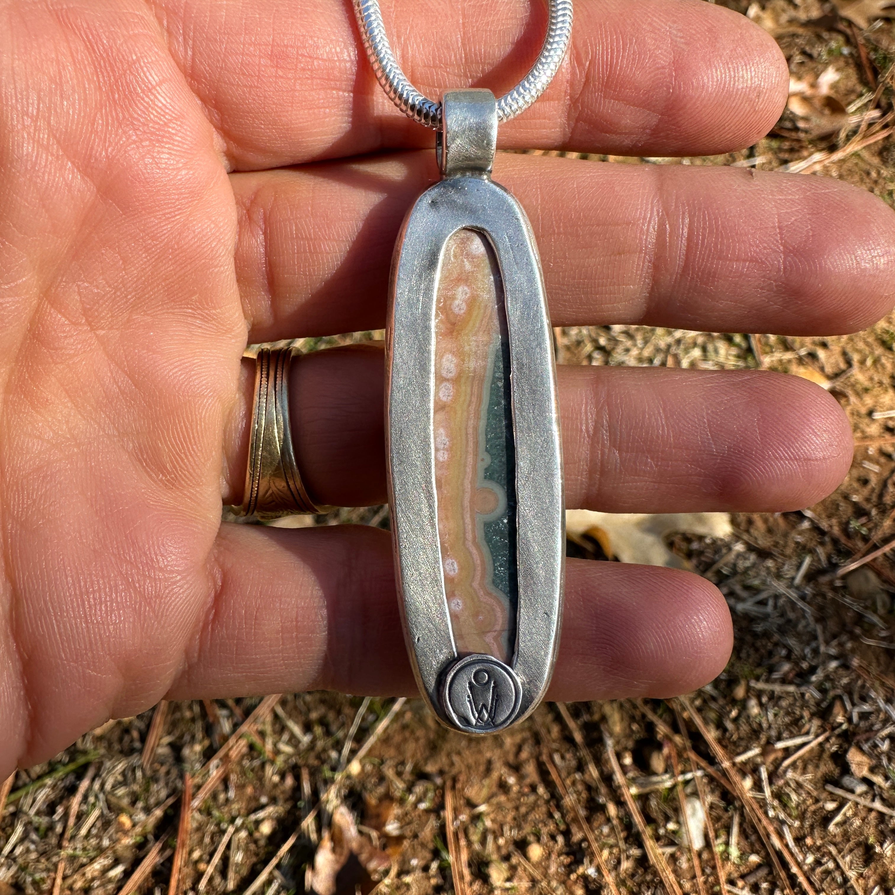 Ocean Jasper Amulet