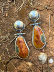 Cherry Creek Jasper Post Dangle Earrings