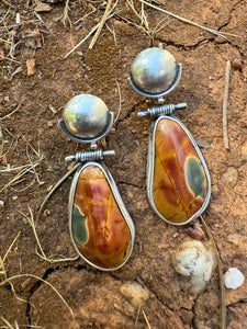 Cherry Creek Jasper Post Dangle Earrings