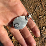 Dendritic Quartz Teardrop Pendant