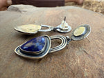 Blue Lapis Arch Earrings
