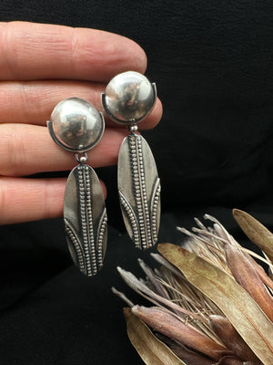 Sterling Silver Maize Earrings