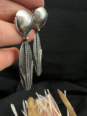 Sterling Silver Maize Earrings