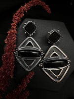 Black Onyx Statement Earrings