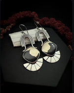 Apache Gold Arched Sun Earrings