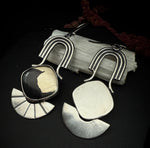 Apache Gold Arched Sun Earrings