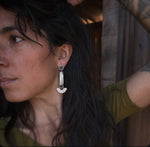 Indonesian Jaspar Bar Drop Earrings