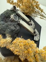 Indonesian Jaspar Bar Drop Earrings