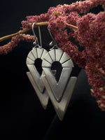 Silver Arched Cheverons