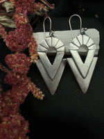 Silver Arched Cheverons