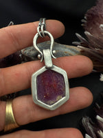 Raw Ruby Amulet