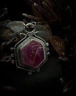 Raw Ruby Pomegranate Talisman